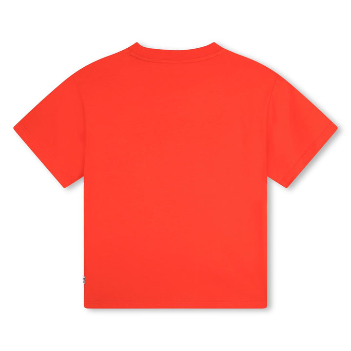 Hugo Boss Red Gradient Logo T-Shirt