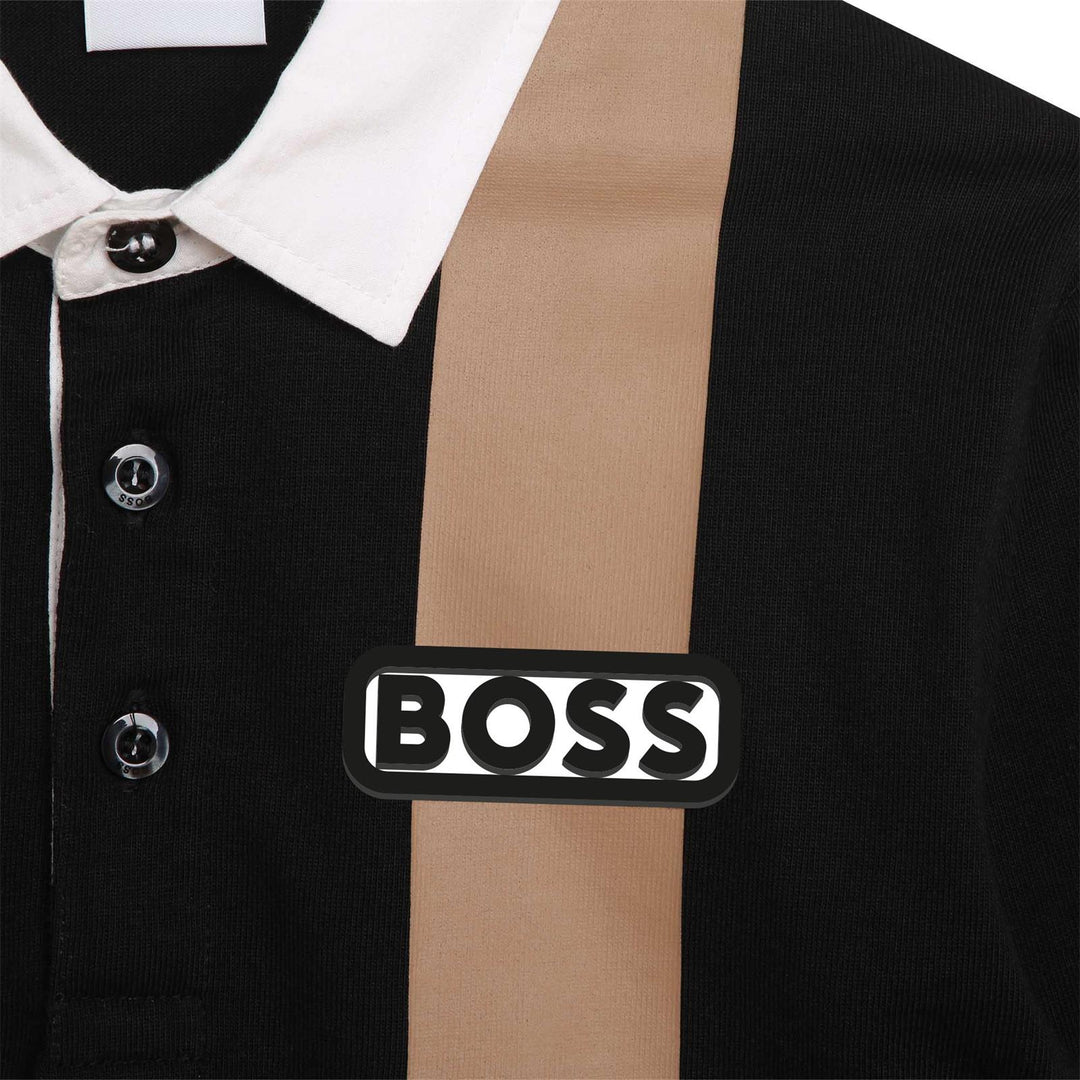 Hugo Boss Black Long Sleeve Polo