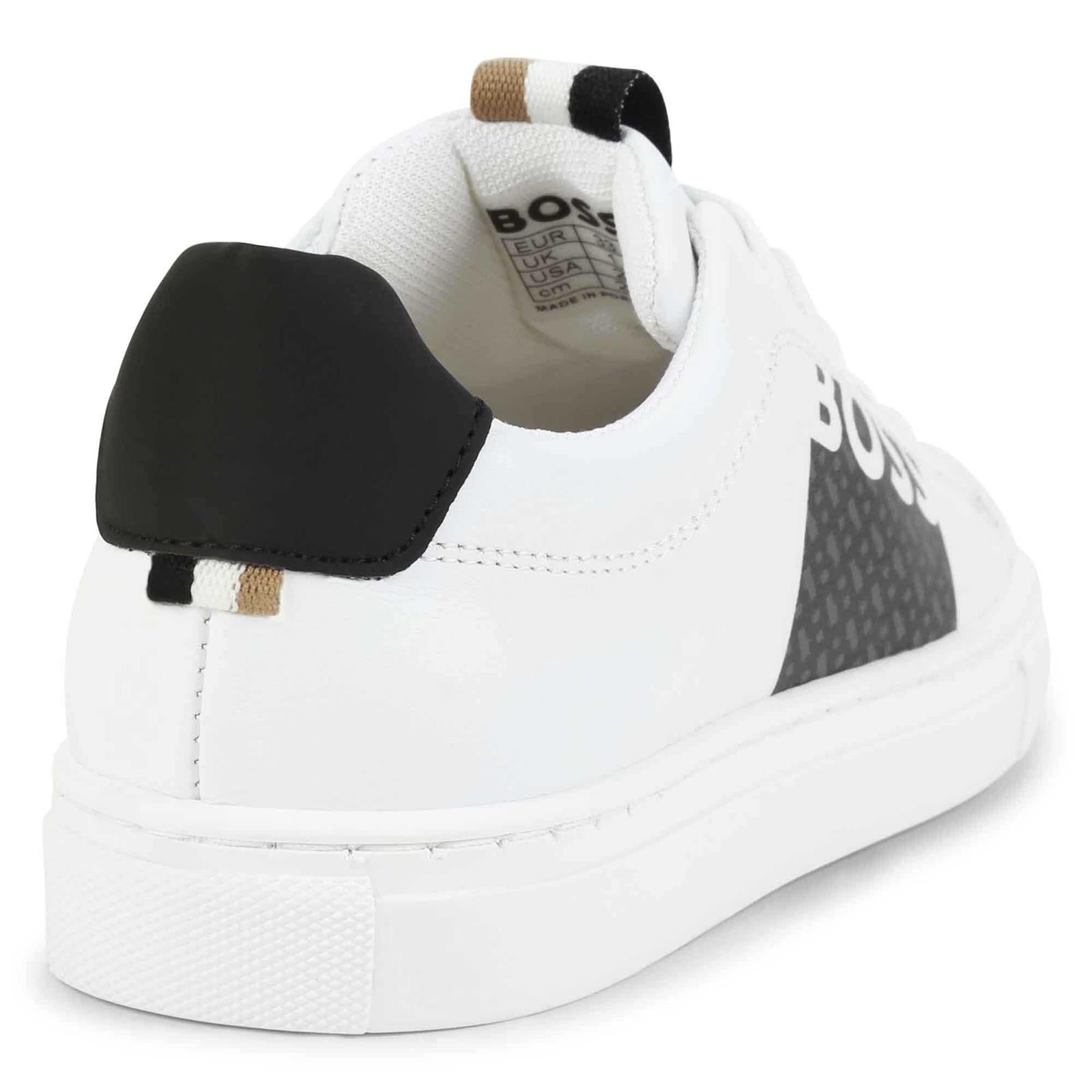 Hugo Boss White Low Sneakers