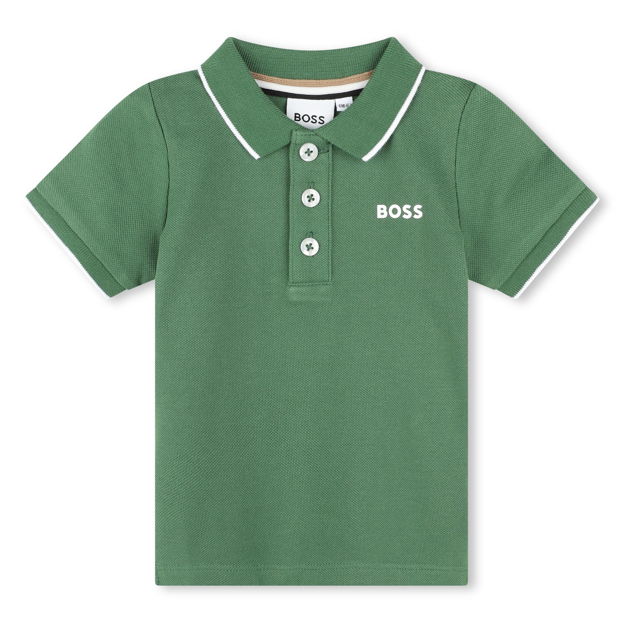 Hugo Boss Baby Boys Green Polo