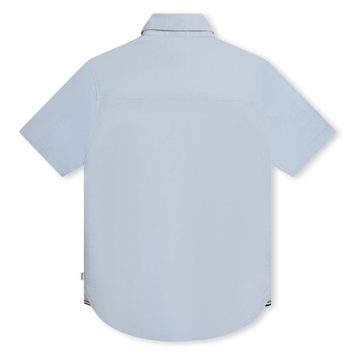 Hugo Boss Blue Short Sleeve Shirt