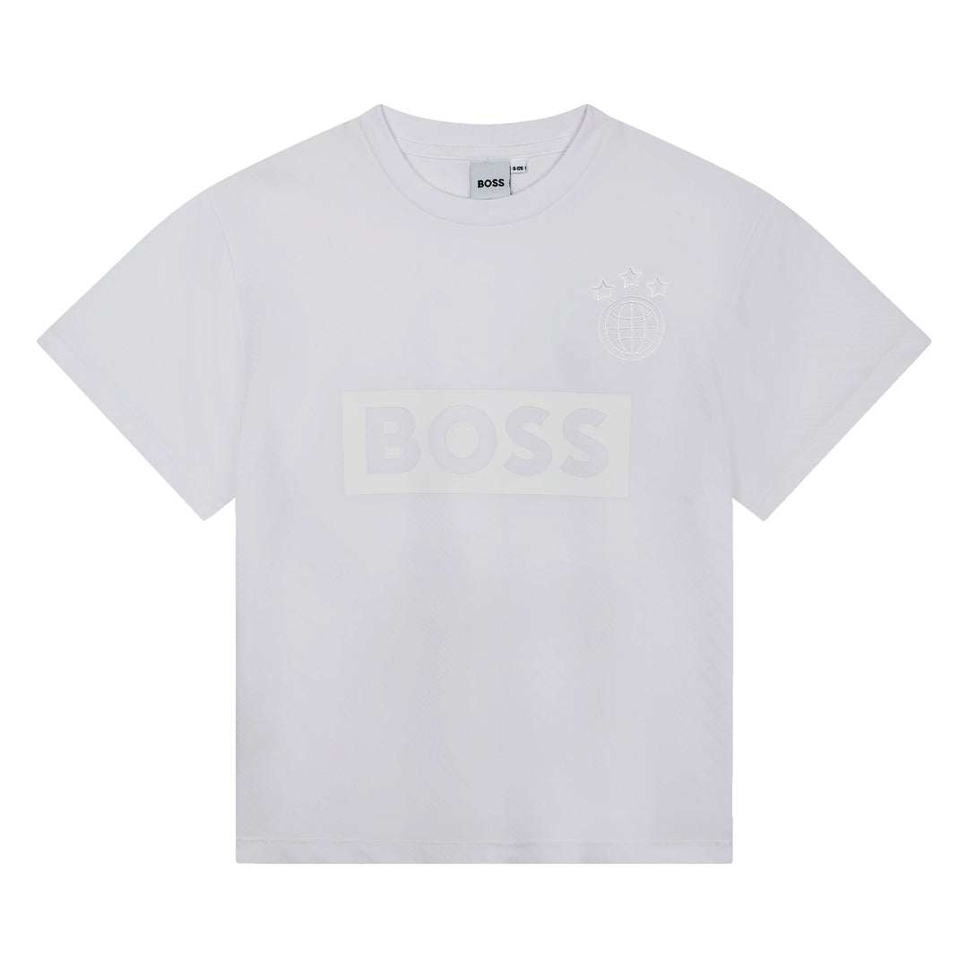 Hugo Boss White Sporty T-Shirt