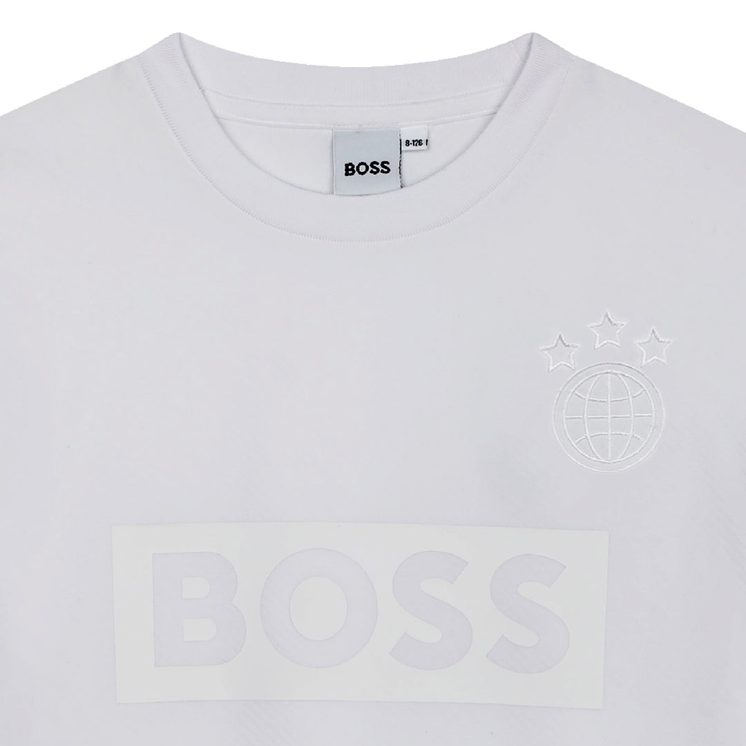 Hugo Boss White Sporty T-Shirt