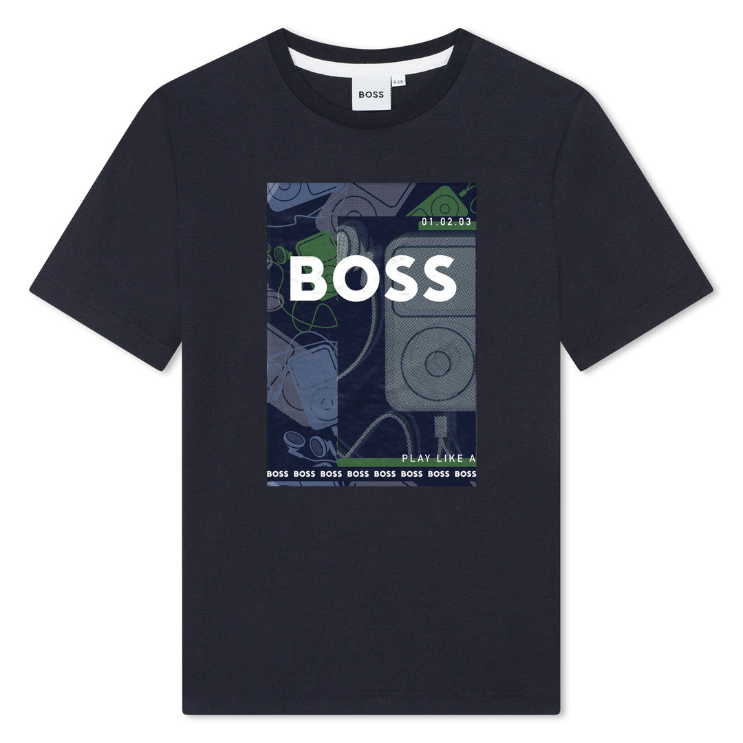 Hugo Boss Navy iPod T-Shirt