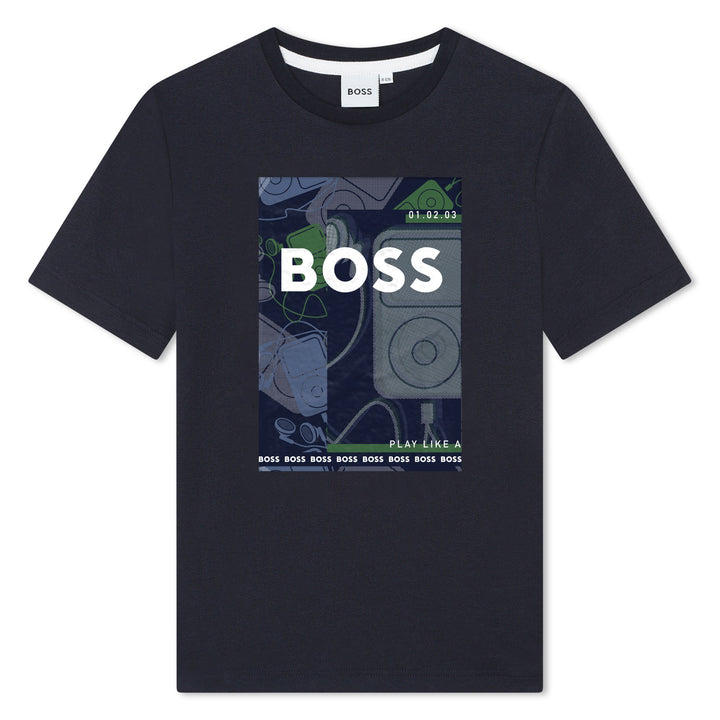 Hugo Boss Navy iPod T-Shirt