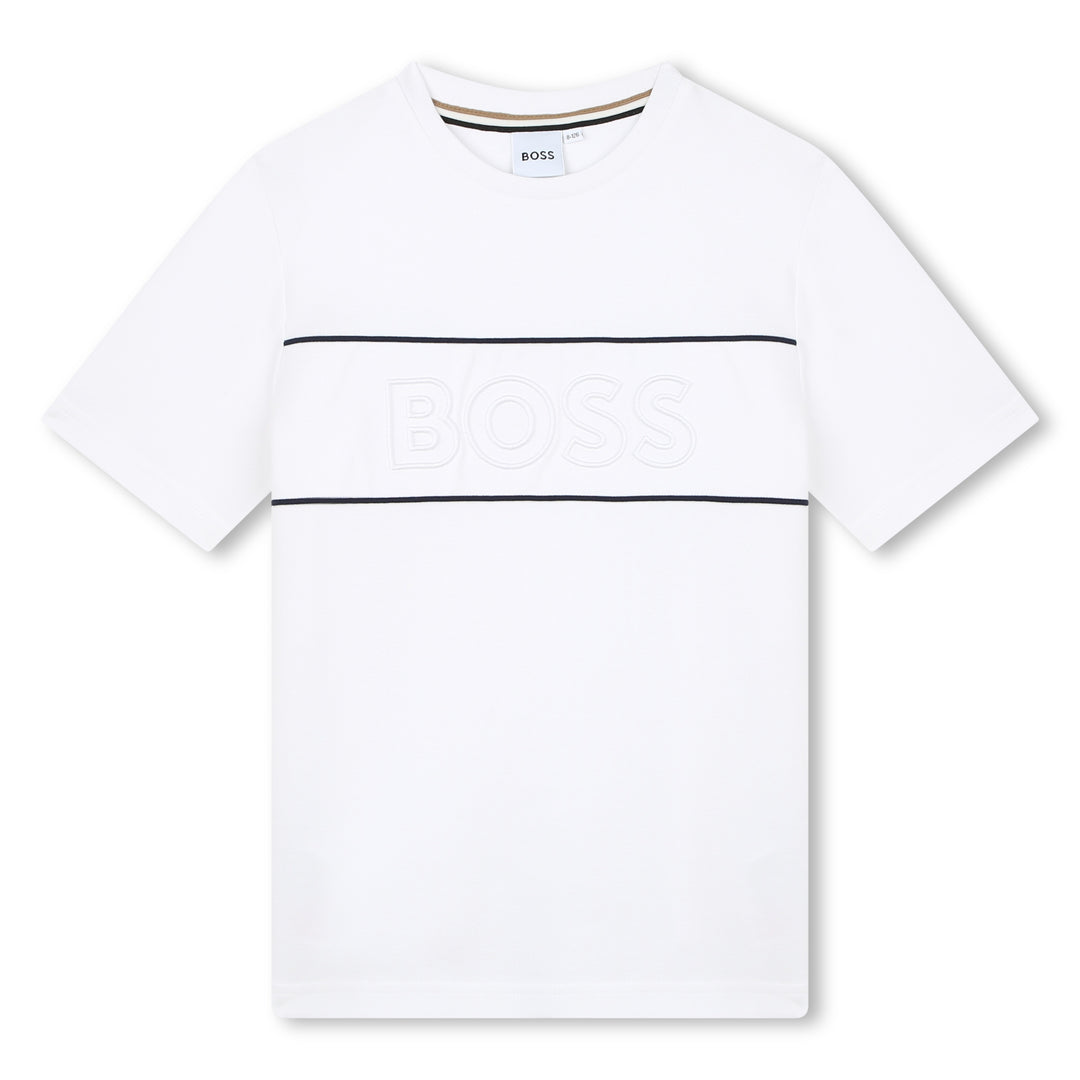 Hugo Boss Line White T-Shirt