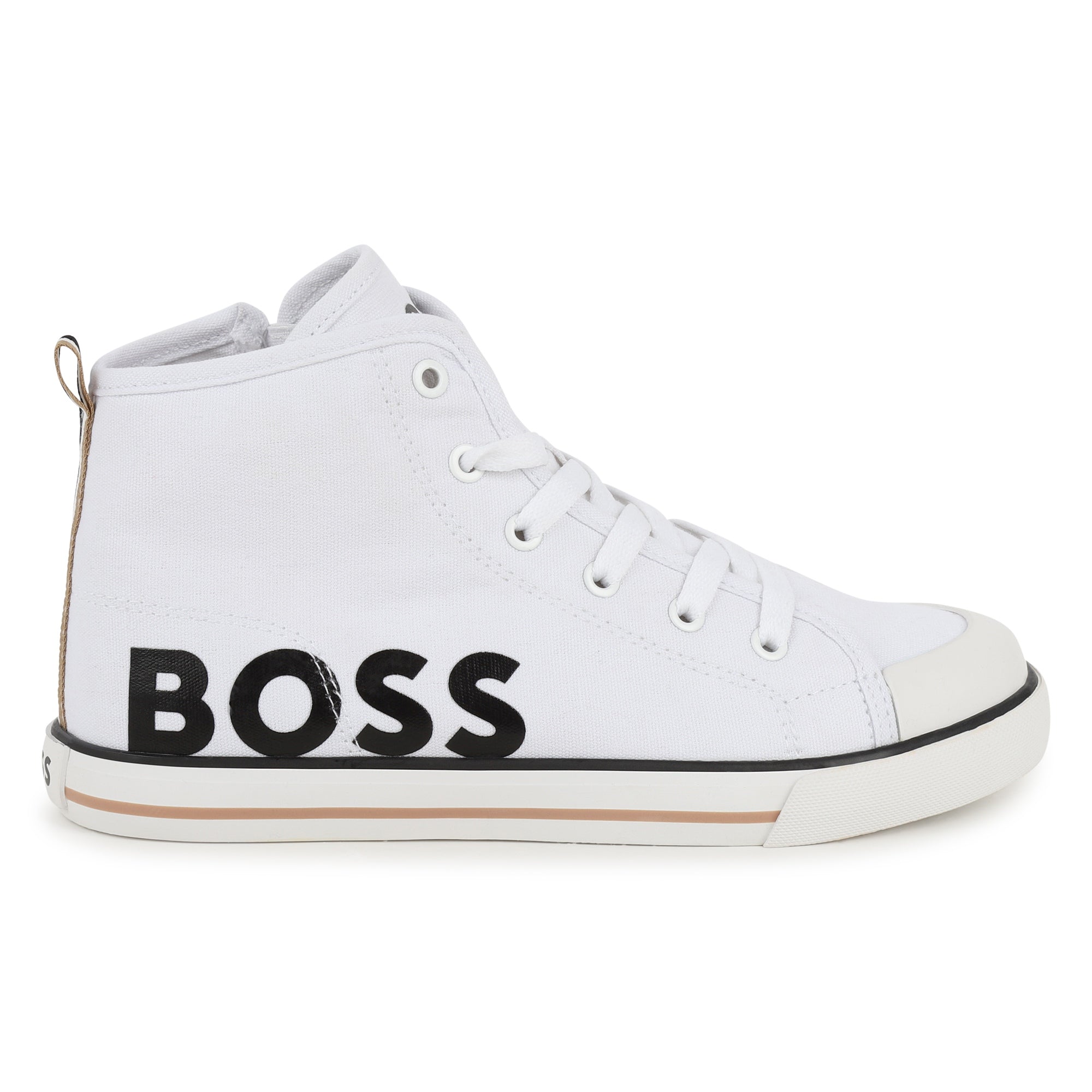 Hugo Boss White High-Top Sneakers