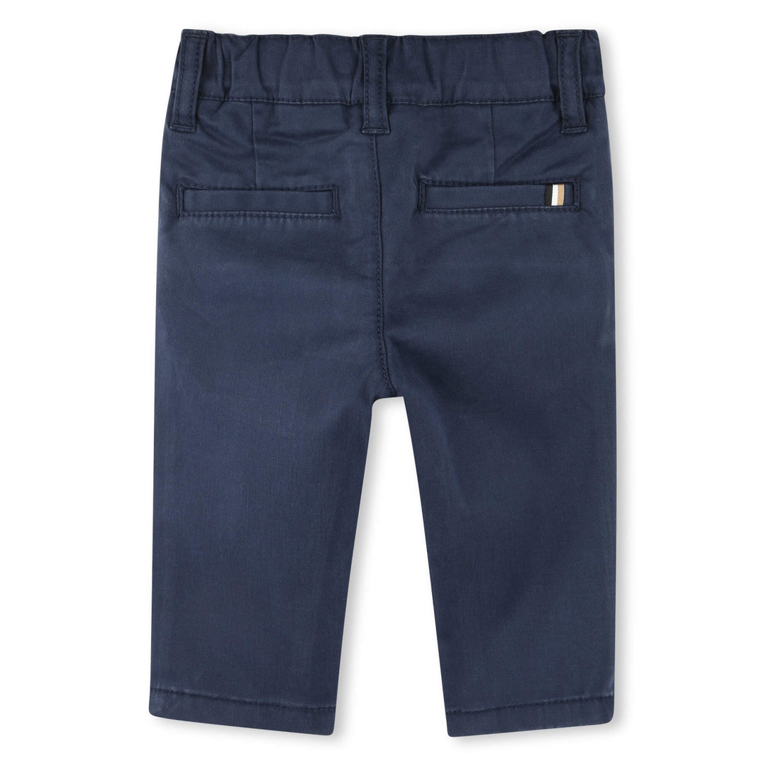 Hugo Boss Baby Boys Navy Twill Pants