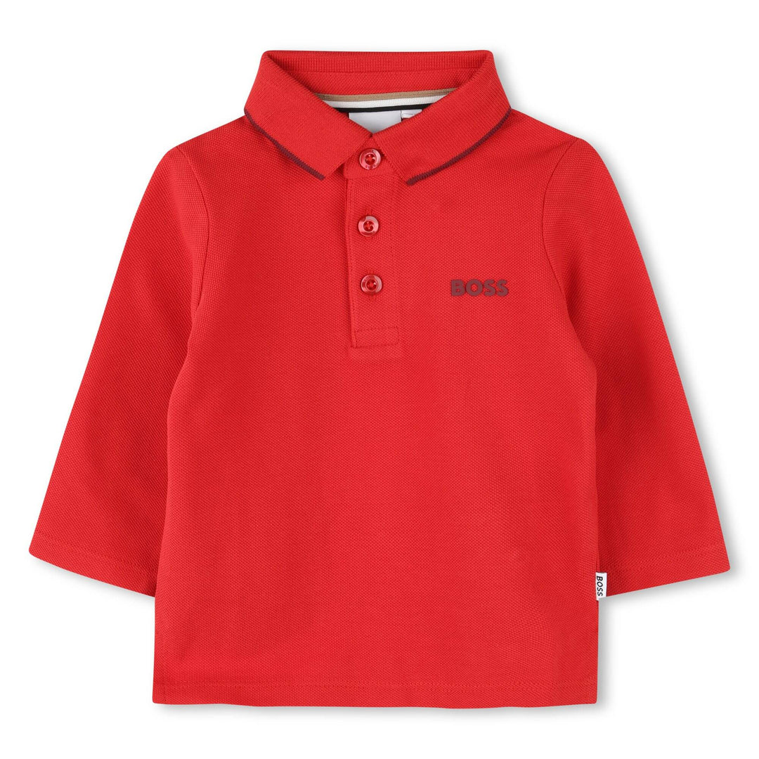 Hugo Boss Baby Boys Red Polo