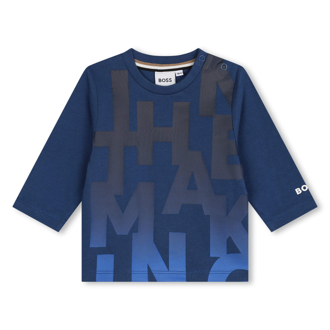 Hugo Boss Baby Boys Ombre Letter Top