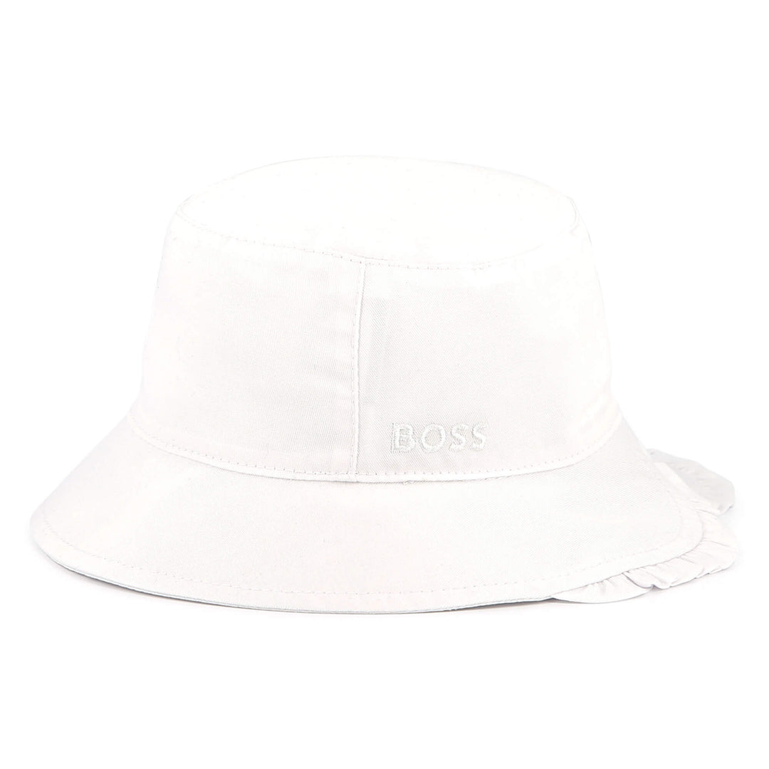 Hugo Boss Baby White Bucket Hat