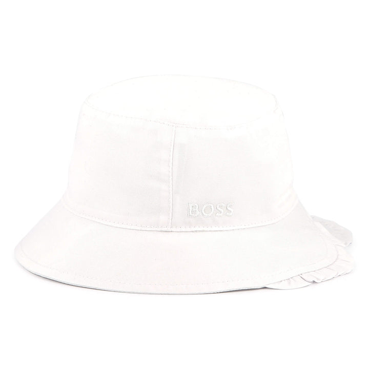 Hugo Boss Baby White Bucket Hat