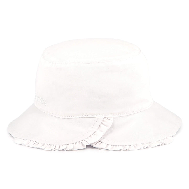 Hugo Boss Baby White Bucket Hat