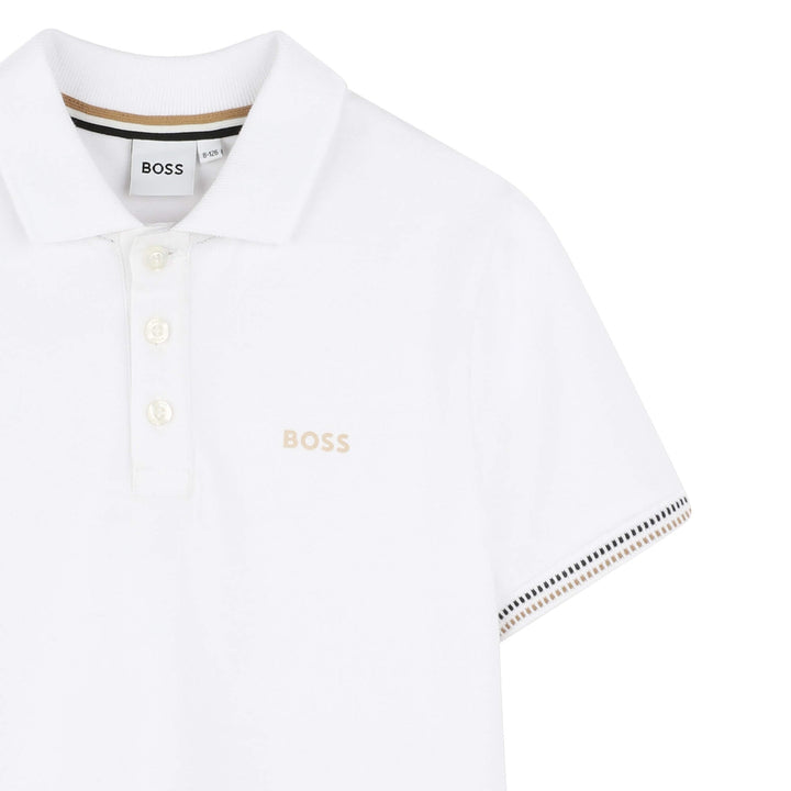 Hugo Boss White Polo