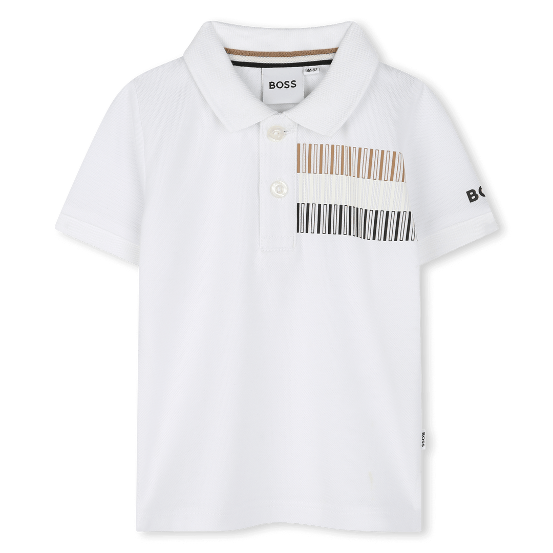 Hugo Boss Baby Boys White Polo