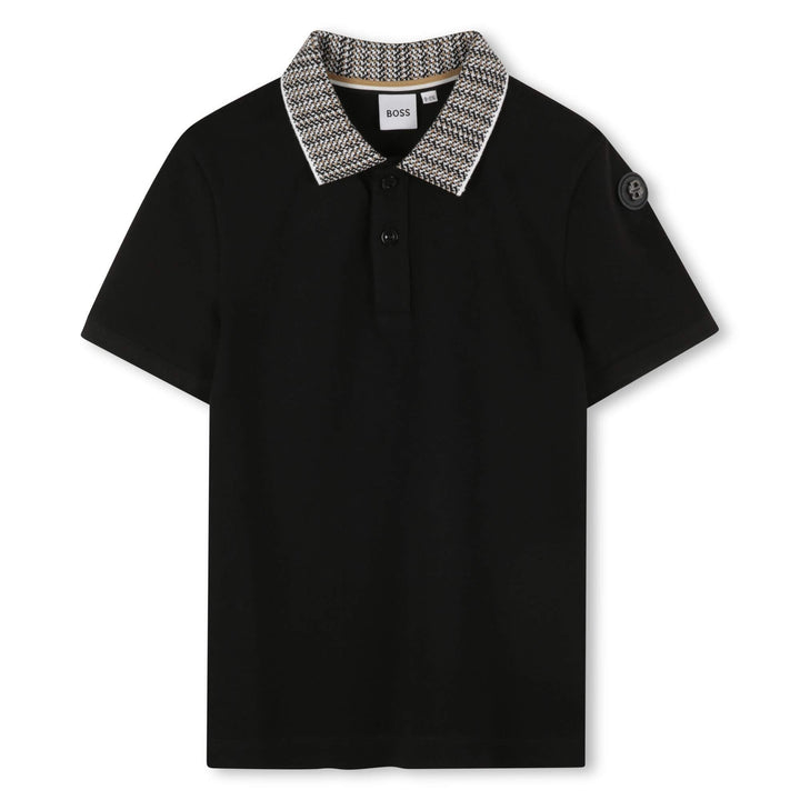 Hugo Boss Printed Collar Polo