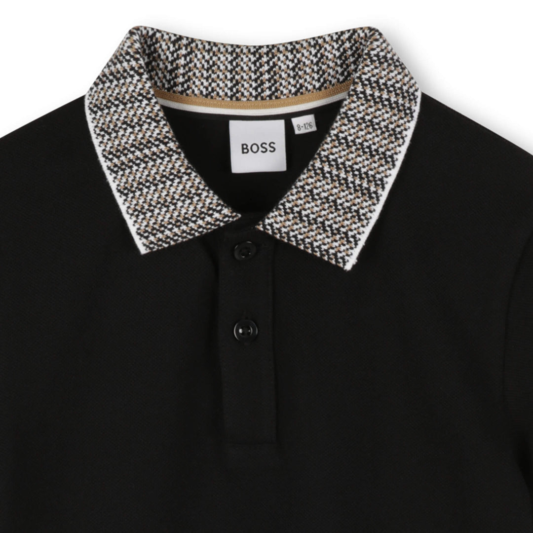 Hugo Boss Printed Collar Polo