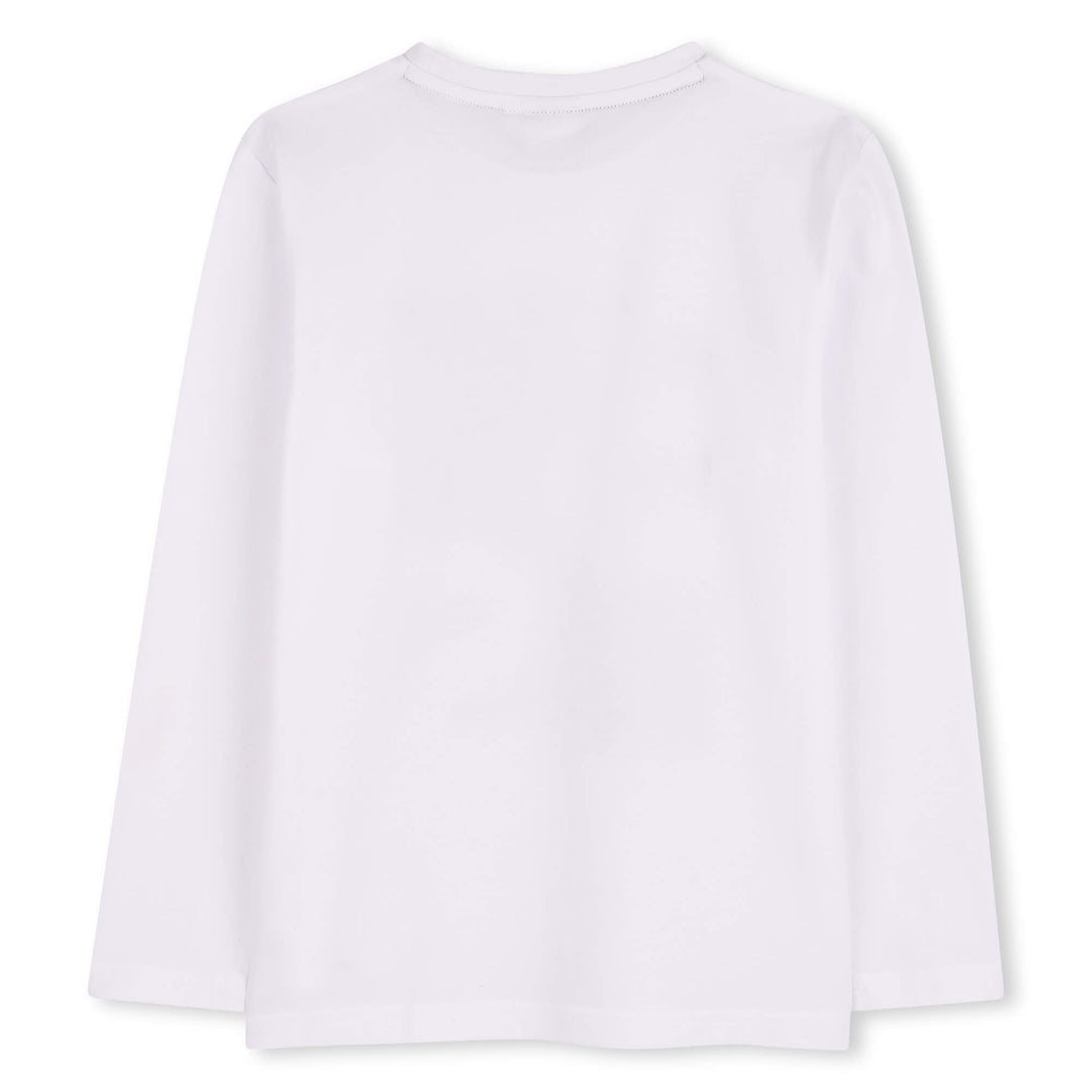 Hugo Boss Printed Logo White Top