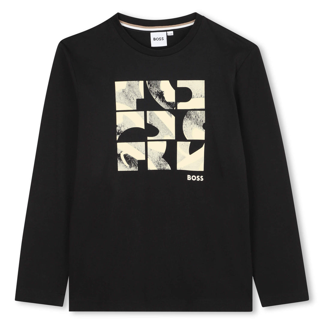Hugo Boss Deconstructed Logo Top