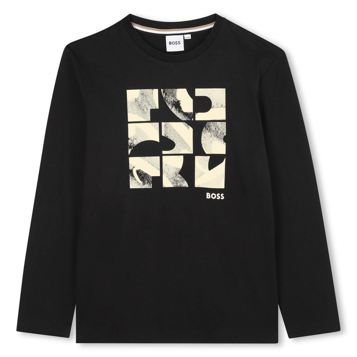 Hugo Boss Deconstructed Logo Top