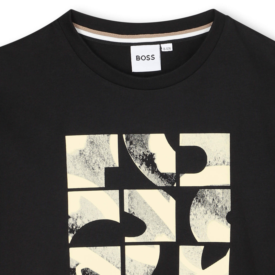 Hugo Boss Deconstructed Logo Top
