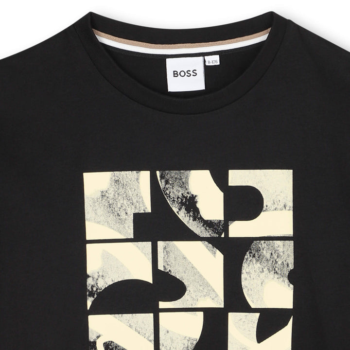 Hugo Boss Deconstructed Logo Top