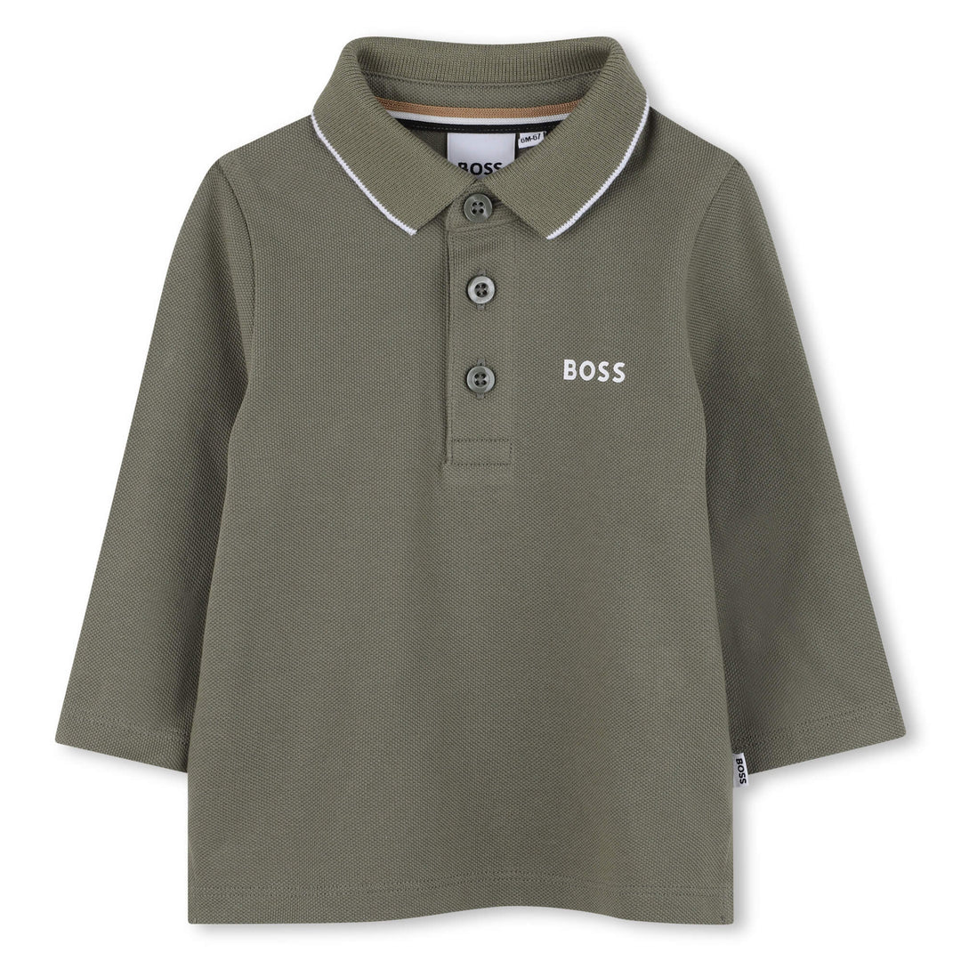 Hugo Boss Baby Boys Green Polo