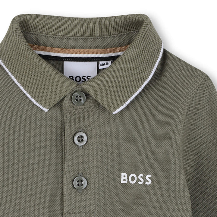 Hugo Boss Baby Boys Green Polo