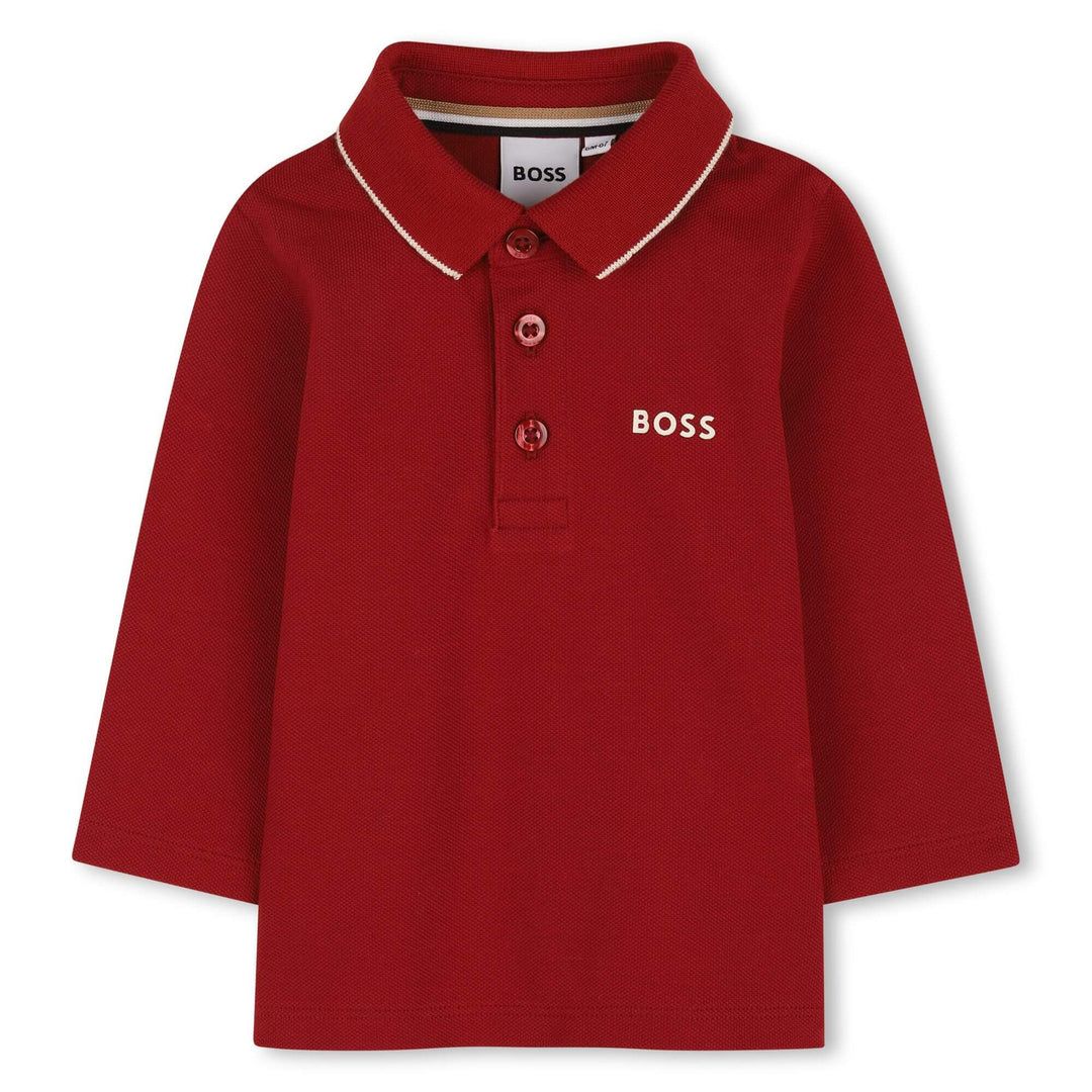 Hugo Boss Baby Boys Red Polo