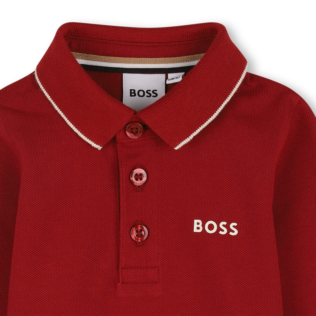 Hugo Boss Baby Boys Red Polo