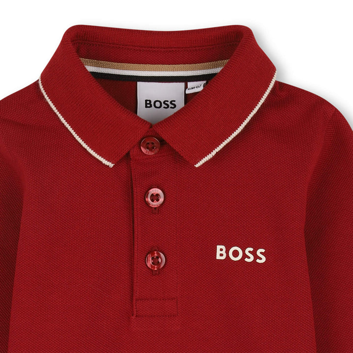 Hugo Boss Baby Boys Red Polo