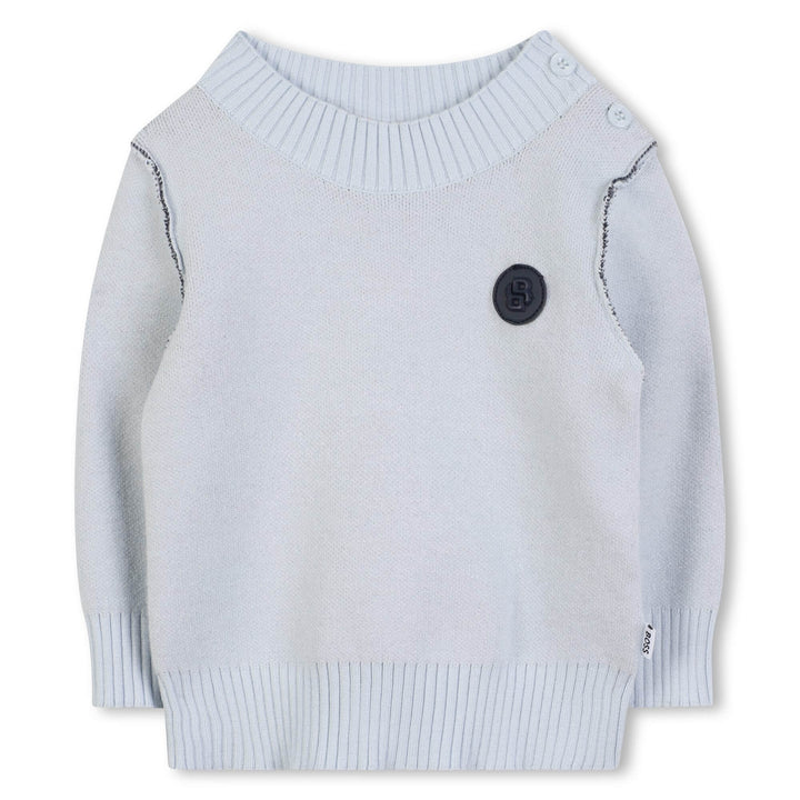 Hugo Boss Baby Boys Blue Sweater