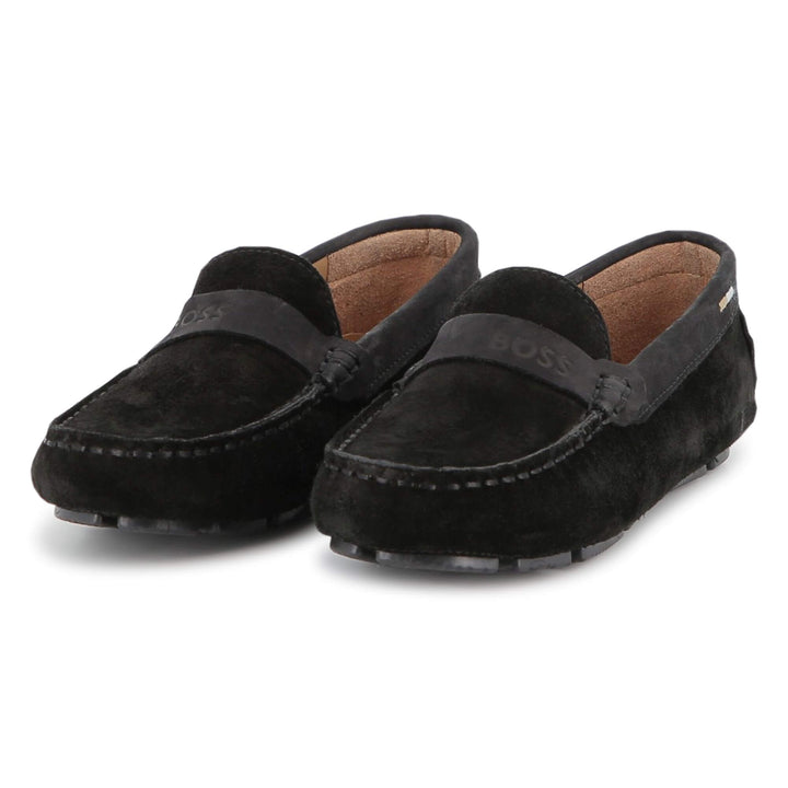 Hugo Boss Black Suede Loafers
