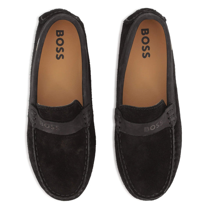 Hugo Boss Black Suede Loafers