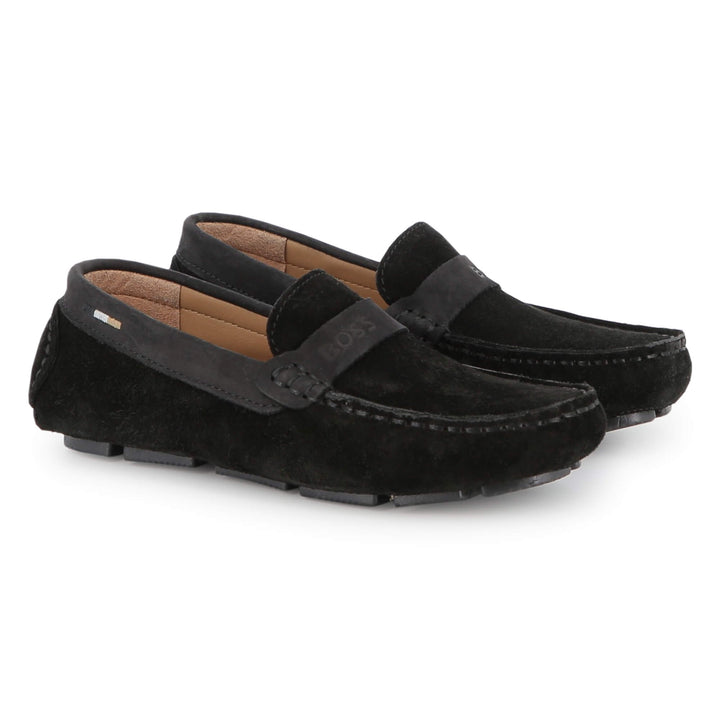 Hugo Boss Black Suede Loafers
