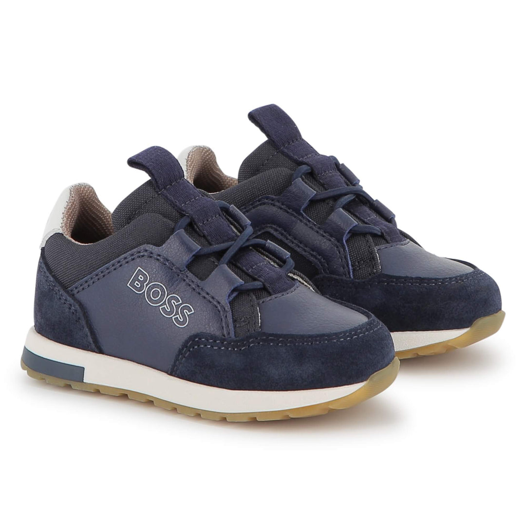 Hugo Boss Baby Boys Navy Sneakers