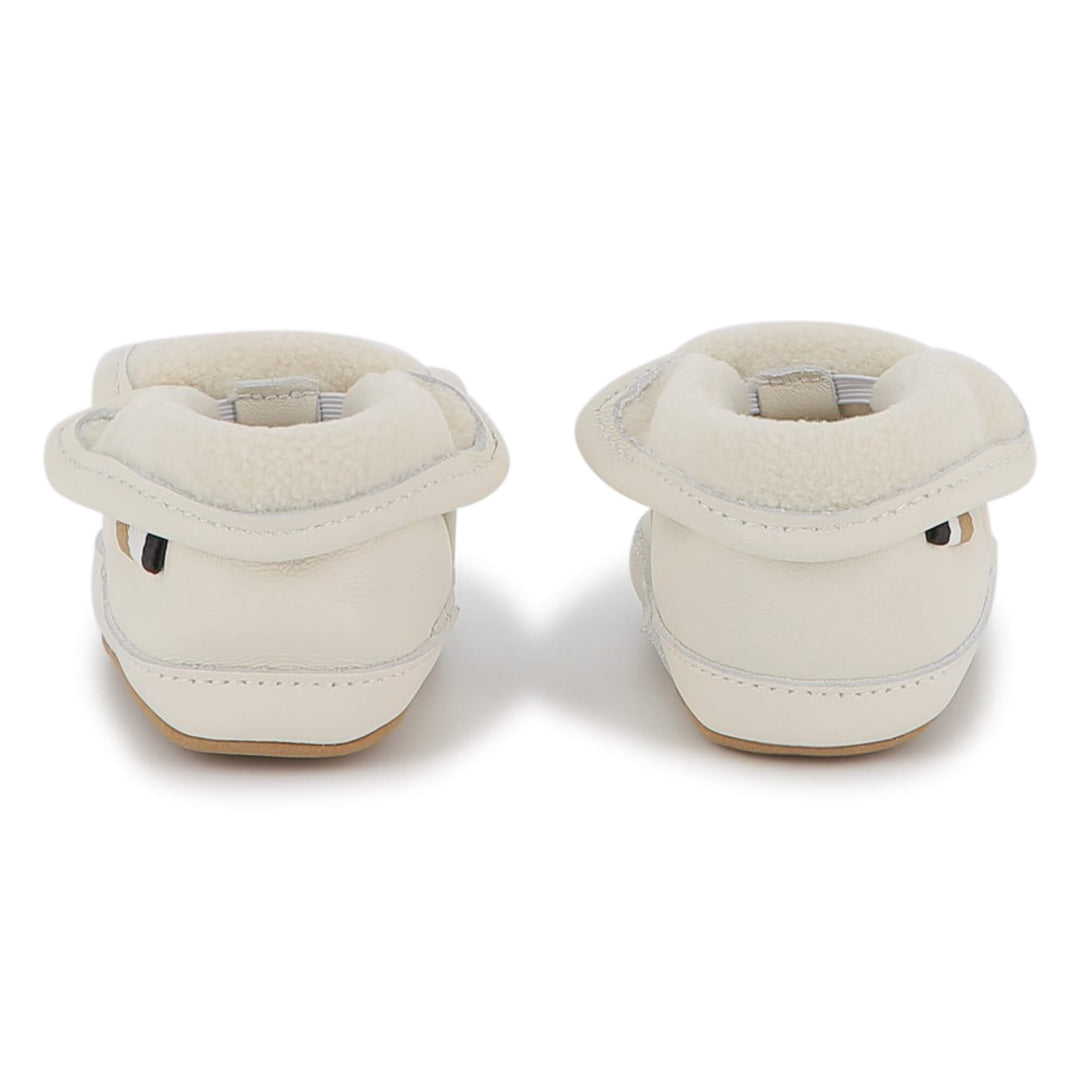 Hugo Boss Baby Boys Ivory Slippers