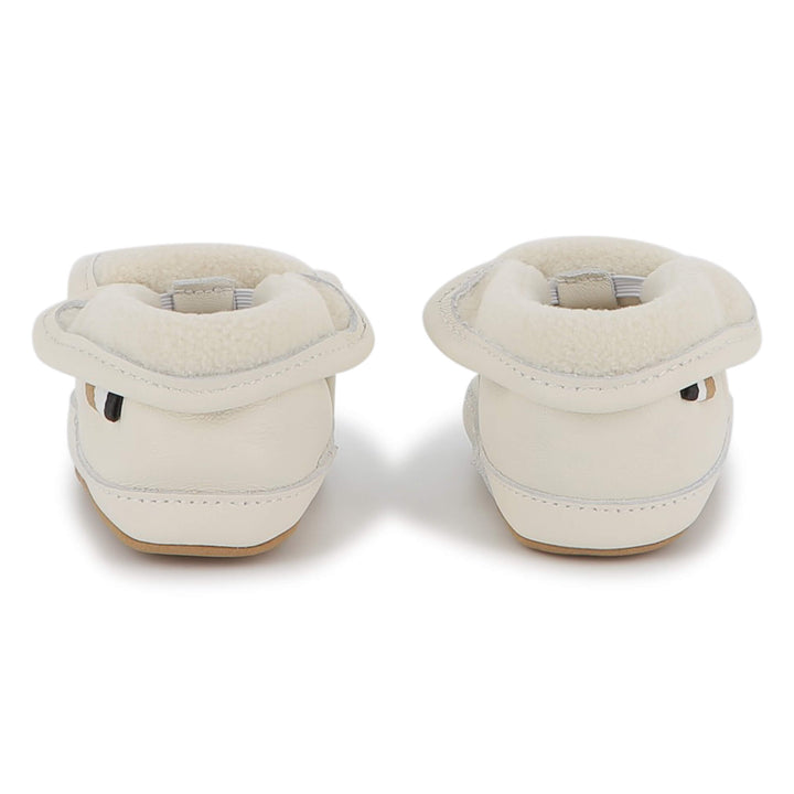 Hugo Boss Baby Boys Ivory Slippers
