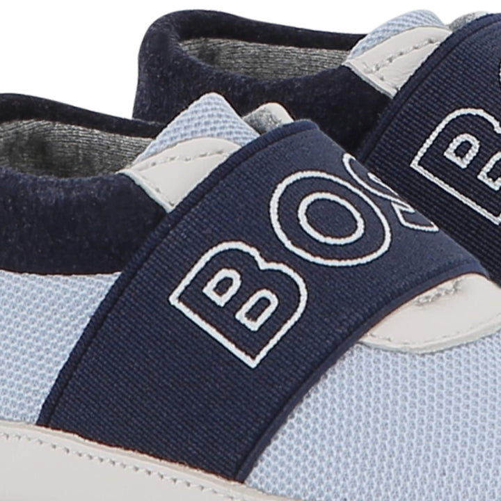 Hugo Boss Baby Boys Blue Slippers