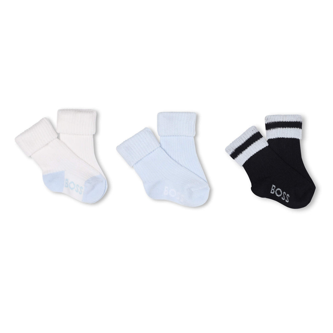 Hugo Boss Baby Boys Blue Socks Set