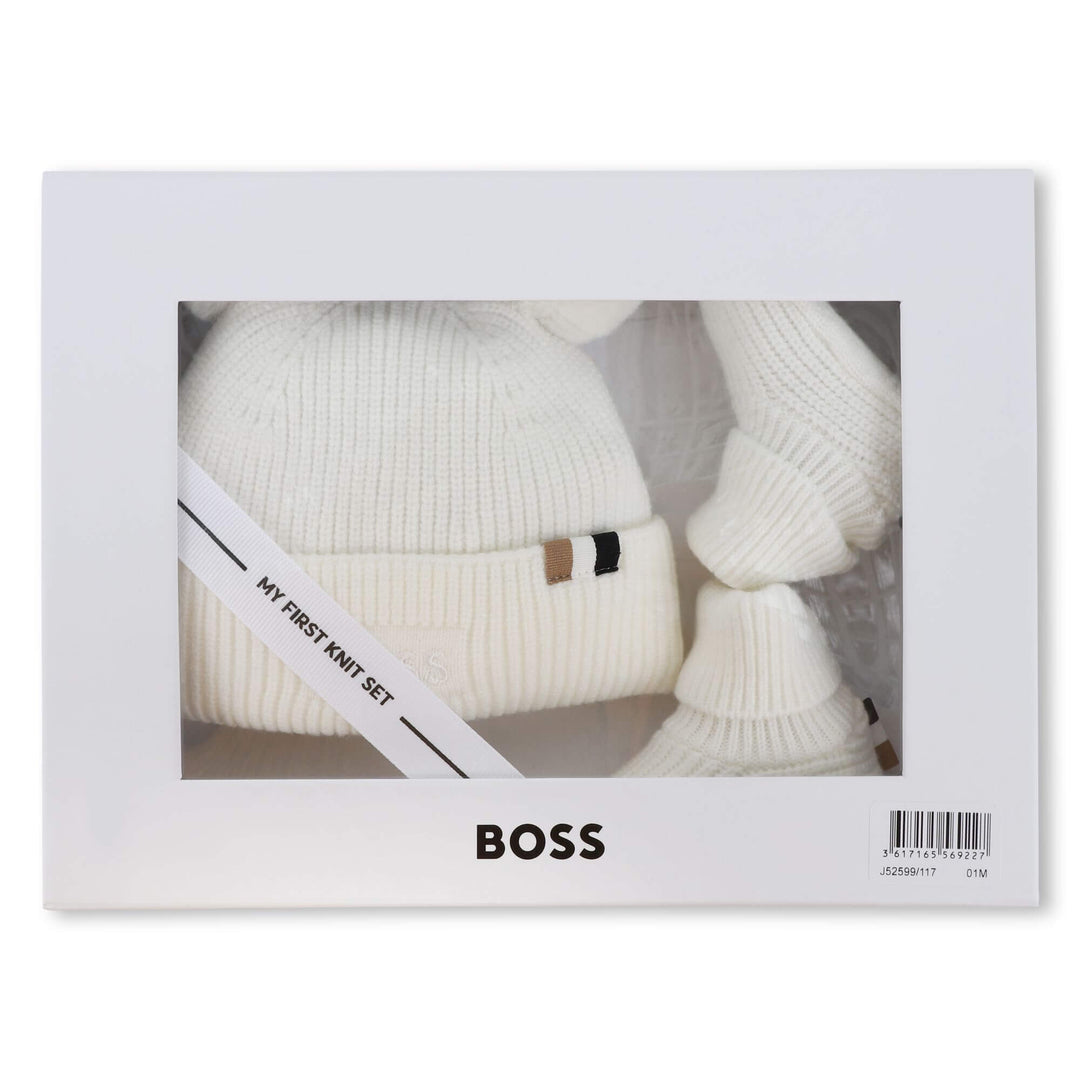 Hugo Boss Baby Bear Hat & Slippers Set