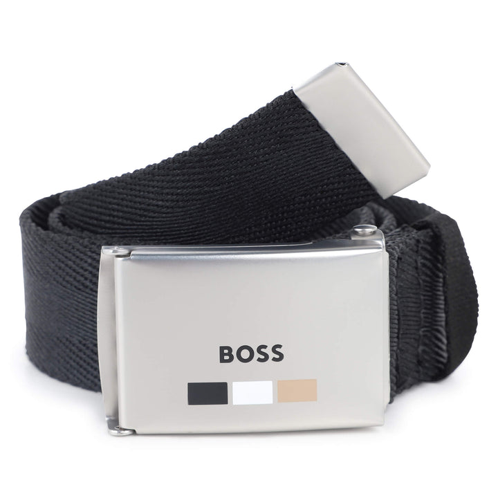 Hugo Boss Silver Buckle Belt