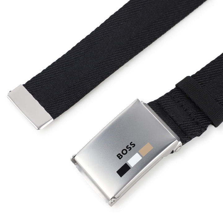 Hugo Boss Silver Buckle Belt
