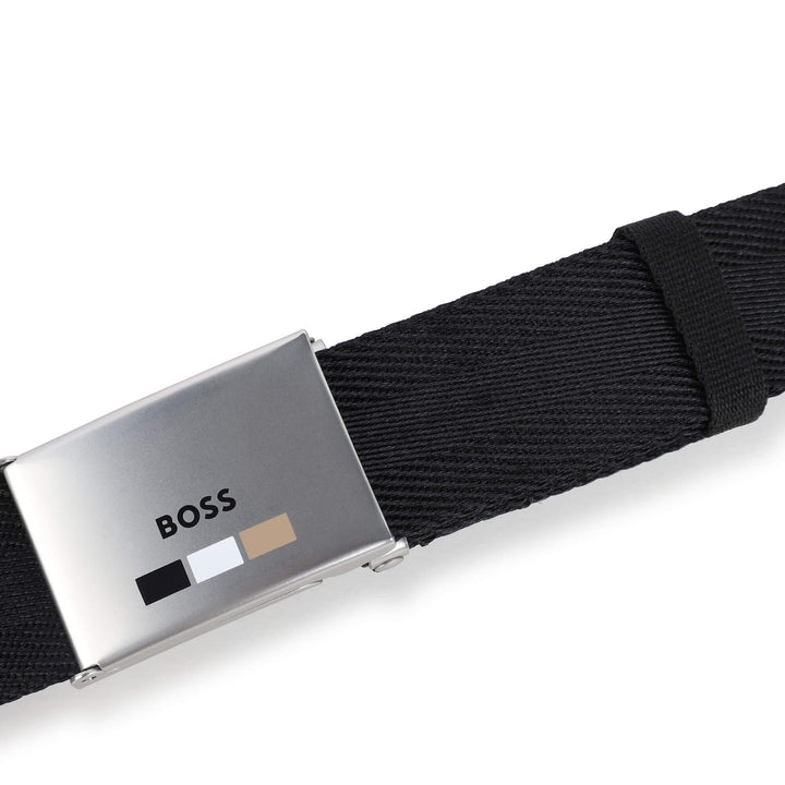 Hugo Boss Silver Buckle Belt