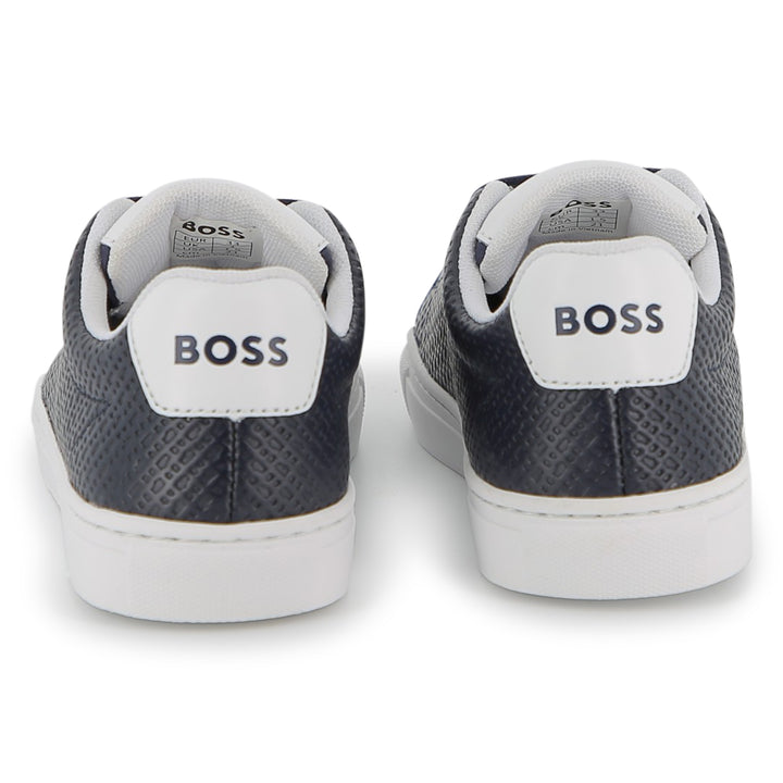 Hugo Boss Leather Navy Sneakers
