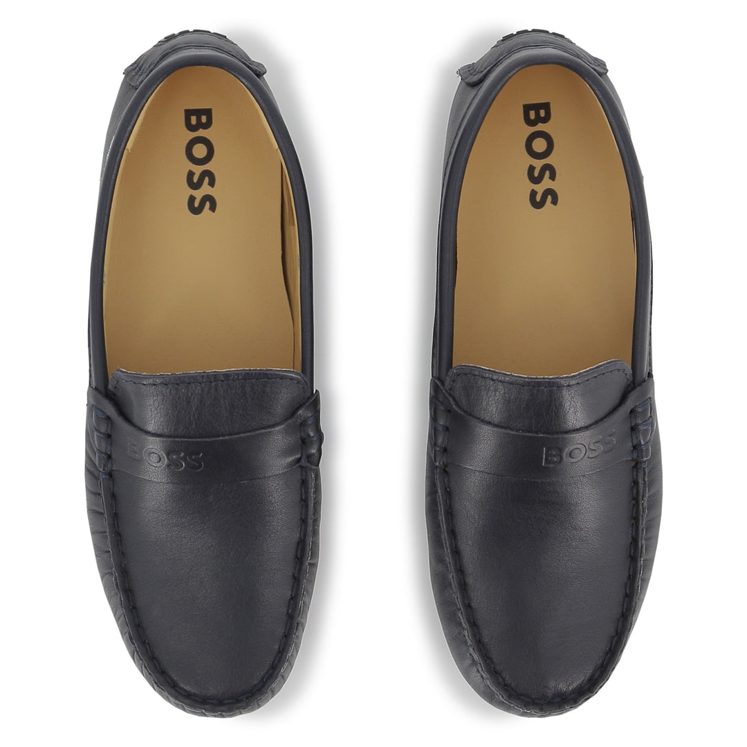Hugo Boss Navy Loafers