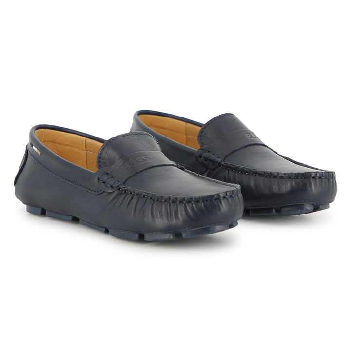 Hugo Boss Navy Loafers