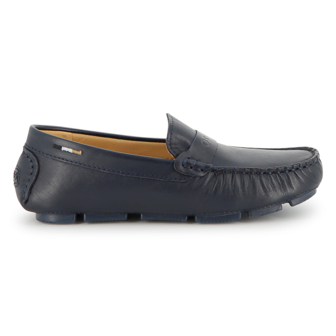 Hugo Boss Navy Loafers