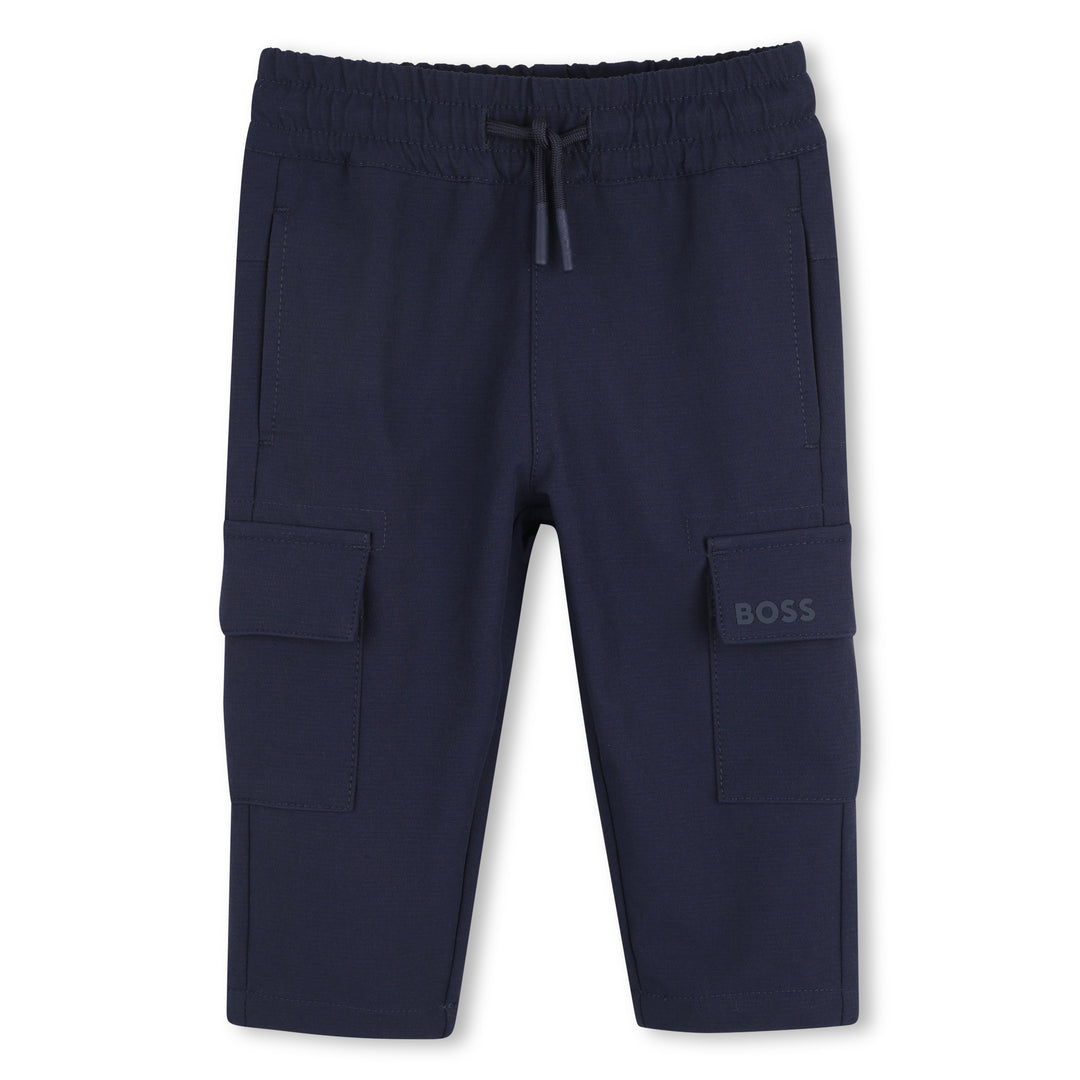 Hugo Boss Baby Boys Navy Cargo Pants