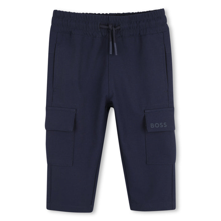 Hugo Boss Baby Boys Navy Cargo Pants